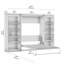 Lit escamotable avec tablettes Armiead-840137289
