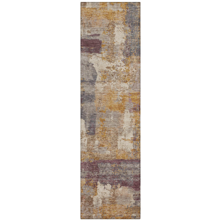 Machine Washable Indoor/Outdoor Jacinto ACN2147 Abstract Rug