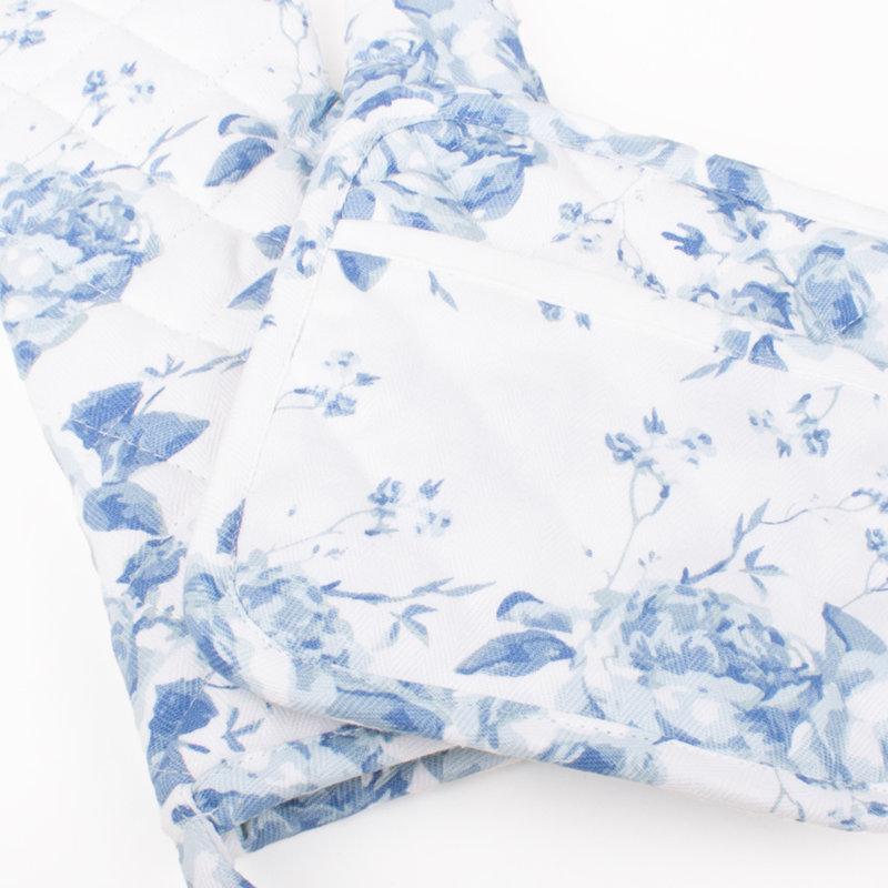Ensemble de mitaines de four Blue Rose