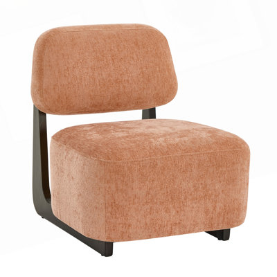 Modern Accent Chair with Solid Wood Frame