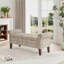 Repose-pieds avec rangement, polyester Bonsai traditionnel floral Conrad | Salon, chambre à coucher, vestibule | Brun foncé | Bois