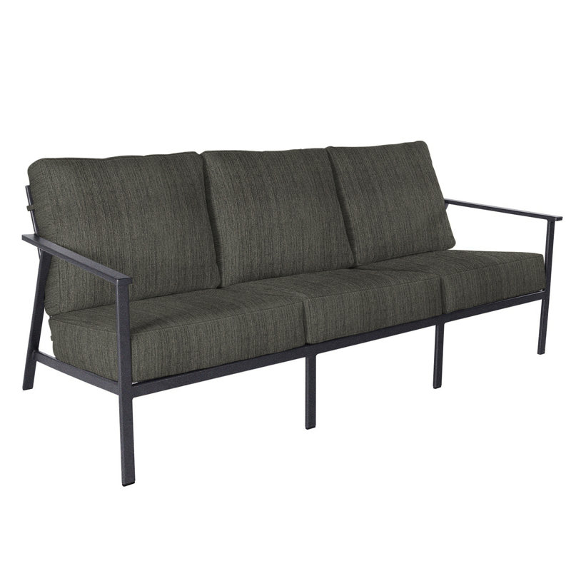 Marin Outdoor 3 - Seat Patio Sofa, Graphite, Chartres Truffle