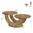 Accent Center Table,Cocktail Table,2-Tier Coffee Table