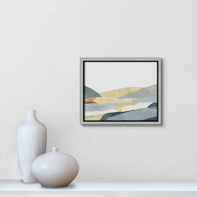 Blair Warm Hills II - reproduction d'art sur toile, Toile argentée, H 9,5 po x l 11,5 po x P 2 po