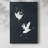 Cranes on Indigo II -Gallery Wrapped Cavas-2039180820