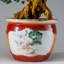 Genuine Green Aventurine Gemstone Bonsai Tree in Round Ceramic Pot (11")