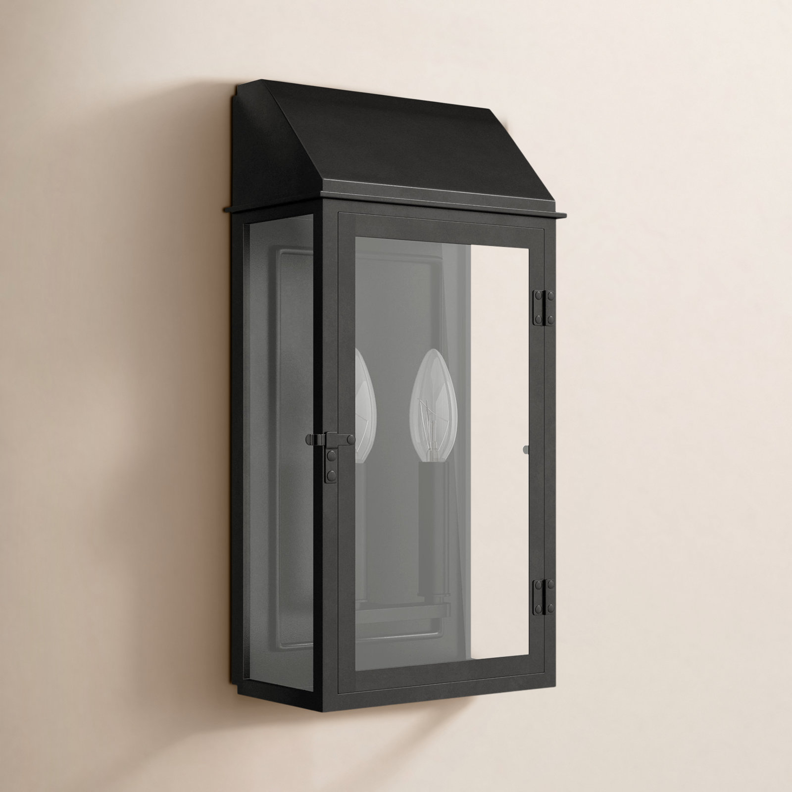 2-Light Outdoor Wall Lantern