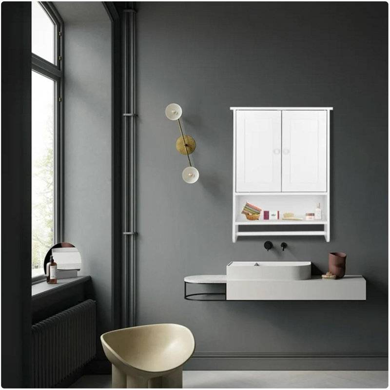 Bathroom Wall Cabinet, Wall Mounted