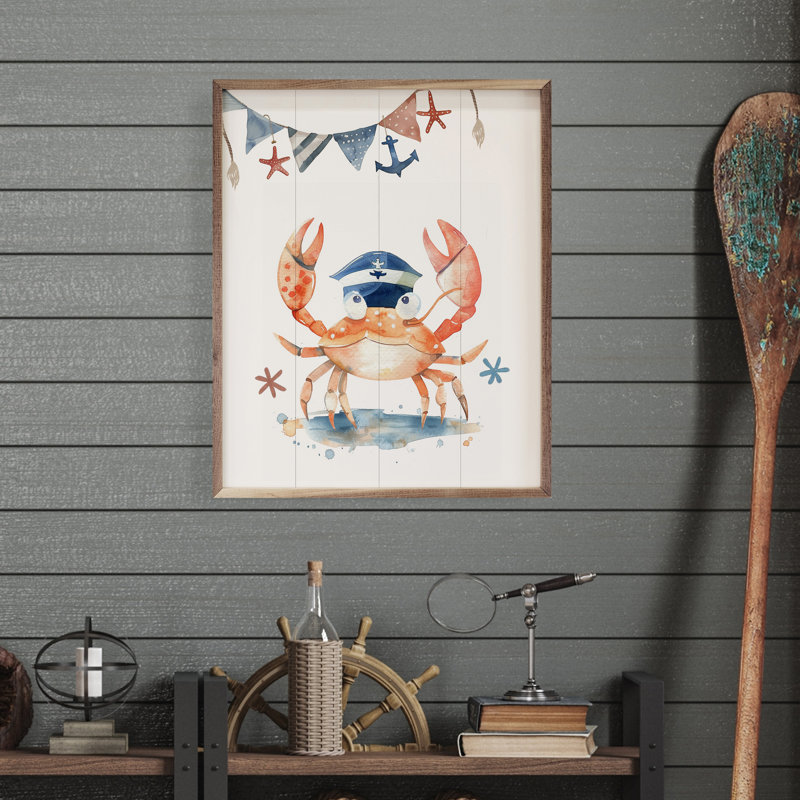 Mignon crabe marin, H 20 po x l 16 po