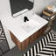 Meuble-lavabo à fixation flottante 36 po avec porte à fermeture en douceur et 2 portes Modern Design