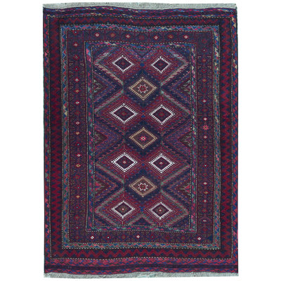Afghan One-of-a-Kind 4'9" X 6'5" Area Rug