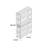 Oakden Etagere Storage Bookcase with Drawer-1866492902