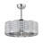 Zhanee 20.67'' Crystal Caged Ceiling Fan with Lights Remote Control, Reversible 3 Speeds