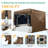 12x12 Pop Up Canopy Gazebo, Outdoor Canopy Tent Screen House with 6 sidewalls and Netting for Camping, Waterproof, UV Resistant, Ez Set-up Party Tent with Carrying Bag and Ground Stakes-104881950