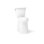 Corbelle Tall Continuousclean Two-Piece Elongated Toilet With Skirted Trapway 1.28 Gpf