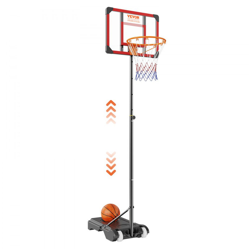 Panier de basketball portatif en plastique à hauteur ajustable l 27 po