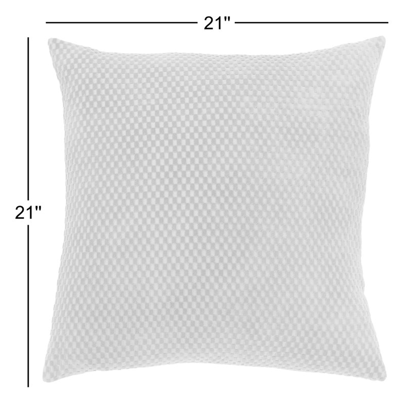 Housse de coussin rectangulaire avec insert lombaire 100% coton Zoya, Rouge