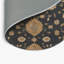 Tapis intérieur et extérieur brun Overdyed