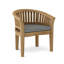 Curve Outdoor Teak Lounge Chair