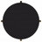 Black Round End Table
