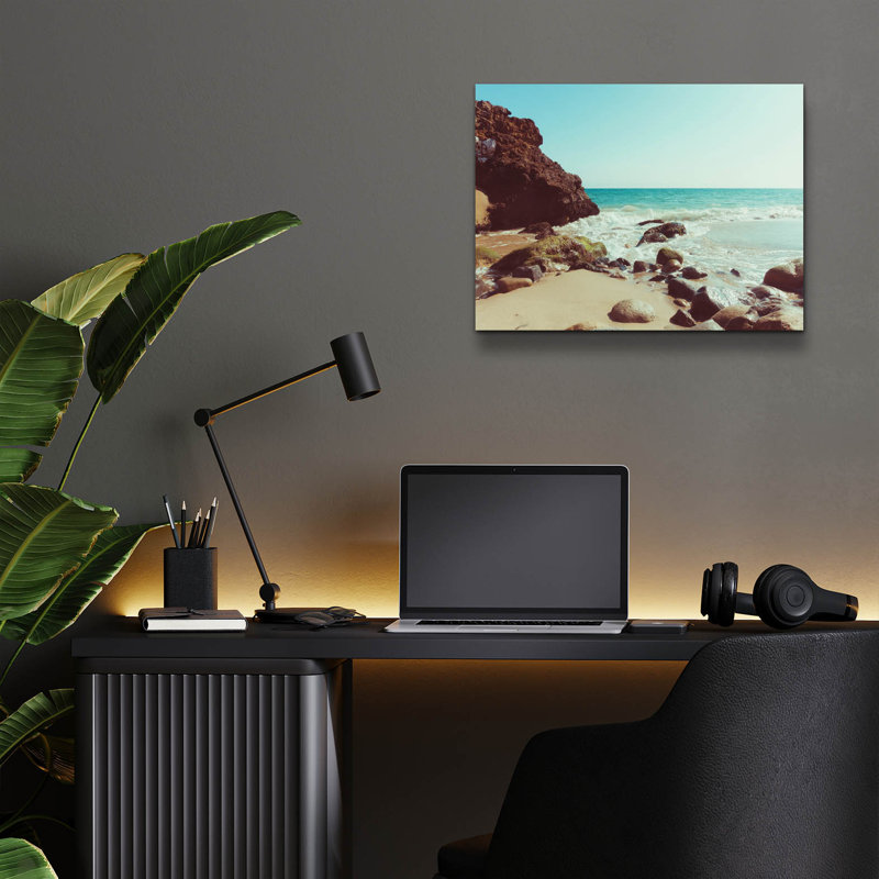 «Santa Monica Beach Vibes 2» par Sonja Quintero, H 12 po x l 16 po x P 0,13 po