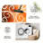 Orange Swirl area rugs for Living Room, Soft and Comfortable, Suitable for all seasons, easy to maintain, machine washable Indoor floor mat, Under Table Farmhouse suitable for Bedroom, Dining Room, Study, Patio, Balcony, Home Decor-82760548