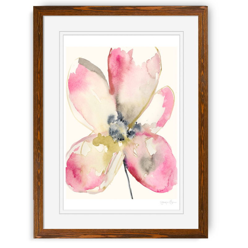 « magenta pétales ii » par paul cezanne-cadre photo, reproduction d’art, H 22 po x l 16 po x P 1 po