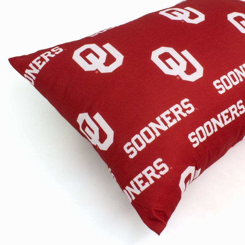 NCAA Body Pillow Pillowcase, University of Oklahoma