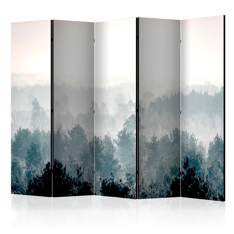 Mardiros 172cm H Folding Room Divider, 5