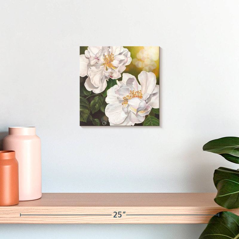 Floral Purity, 10" H x 10" W