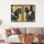 Oliver Gal Taming the Rhythm Set Horse - Leaf Framed Shadowbox Art-1605162076-1605162075