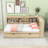 Andalusia Twin Wood Daybed with Trundle and USB Ports-1301575309