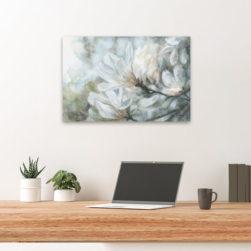 Blooms Blossoms Floral - Magnolia, H 16 po x l 24 po