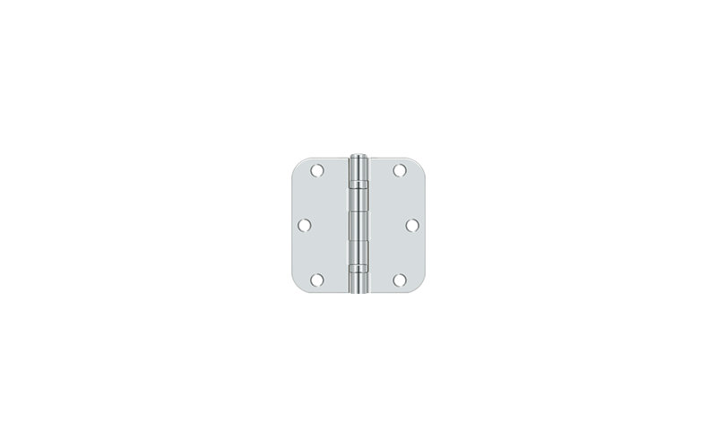 Steel Hinge, Polished Chrome
