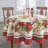 Farias Floral Oblong Christmas Tablecloth-1107189692