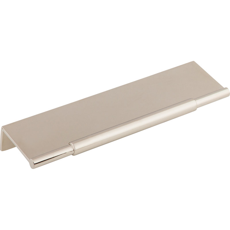 Crestview Finger Pull, Polished Nickel