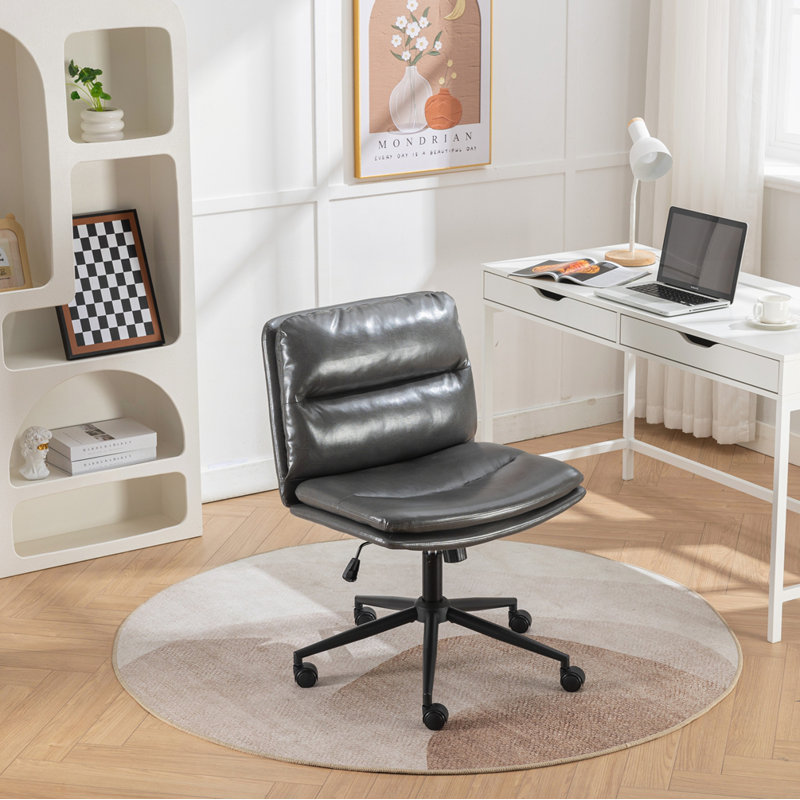 Chaise de bureau pivotante réglable, Gris