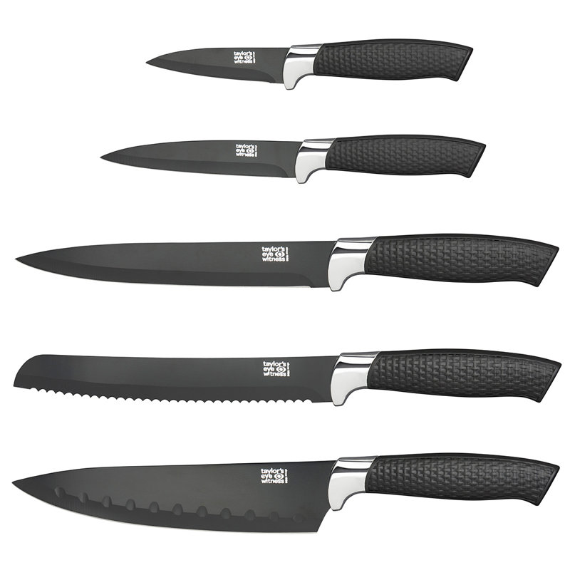 Taylors Eye Witness 6 Piece Stainless Steel Knife Block Set