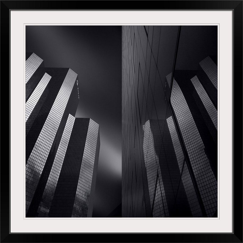 «Straub 'Total Reflection» par Sebastien Del Grosso, reproduction de photo, H 35 po x l 35 po x P 1,5 po, Toile