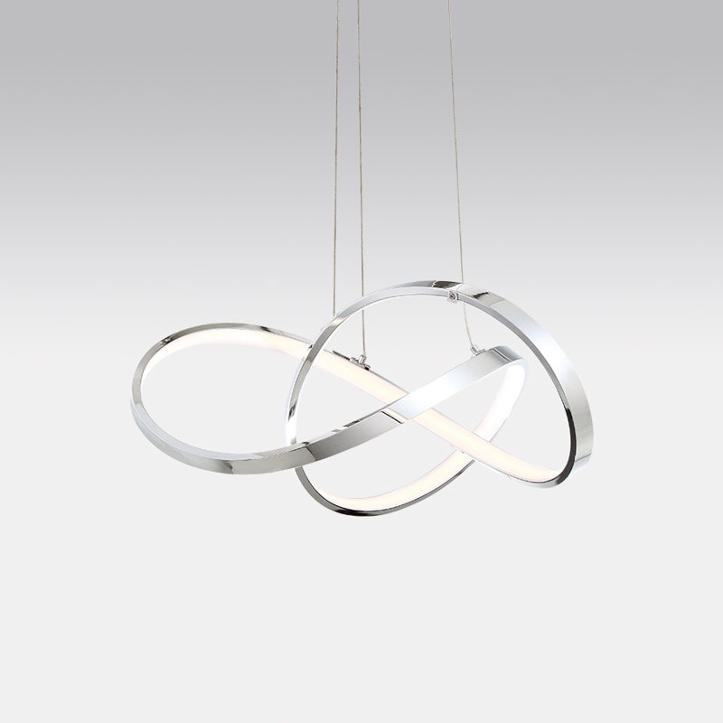Vornado 1 - Light LED Pendant, Chrome
