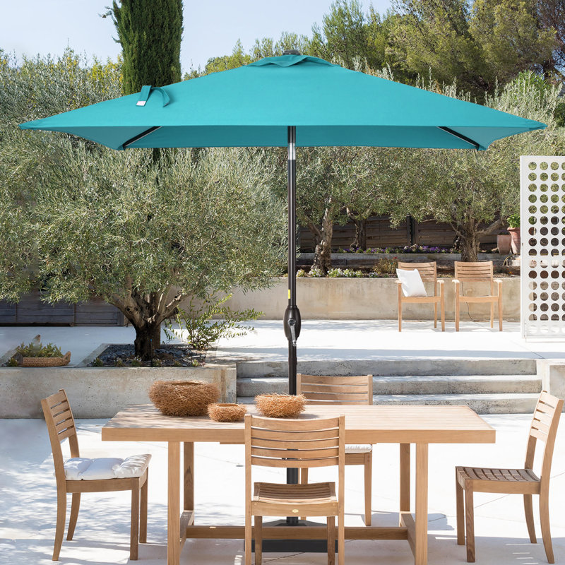 Parasol carré de 78 po Rovner, Bleu lac