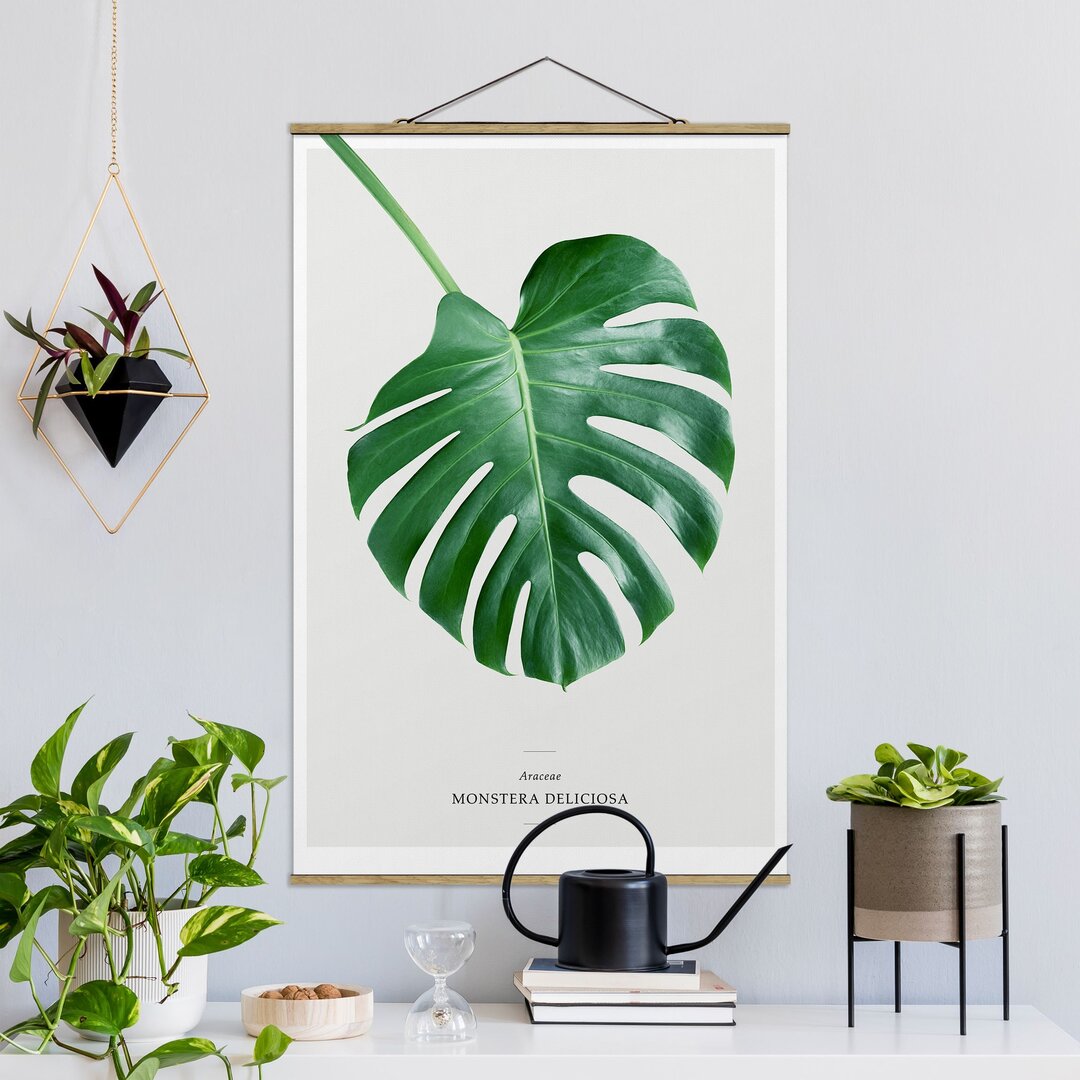 Stoffbild Tropical Leaf Monstera