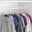 Velvet Non Slip Velvet Flocked Coat Hangers Velvet Trouser Hanging Space Saving-91455065-91455070