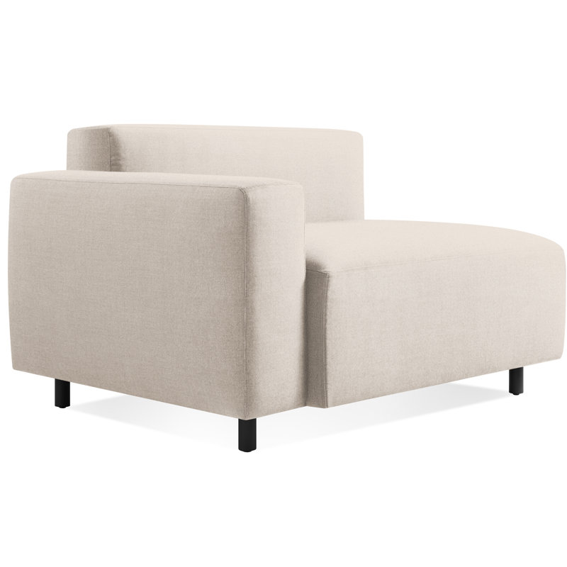 9 Yard Aluminum Outdoor Lounge Chair, Linen Sunbrella®