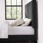 Lit plateforme tapissier très grand gris anthracite Bridgevine Home