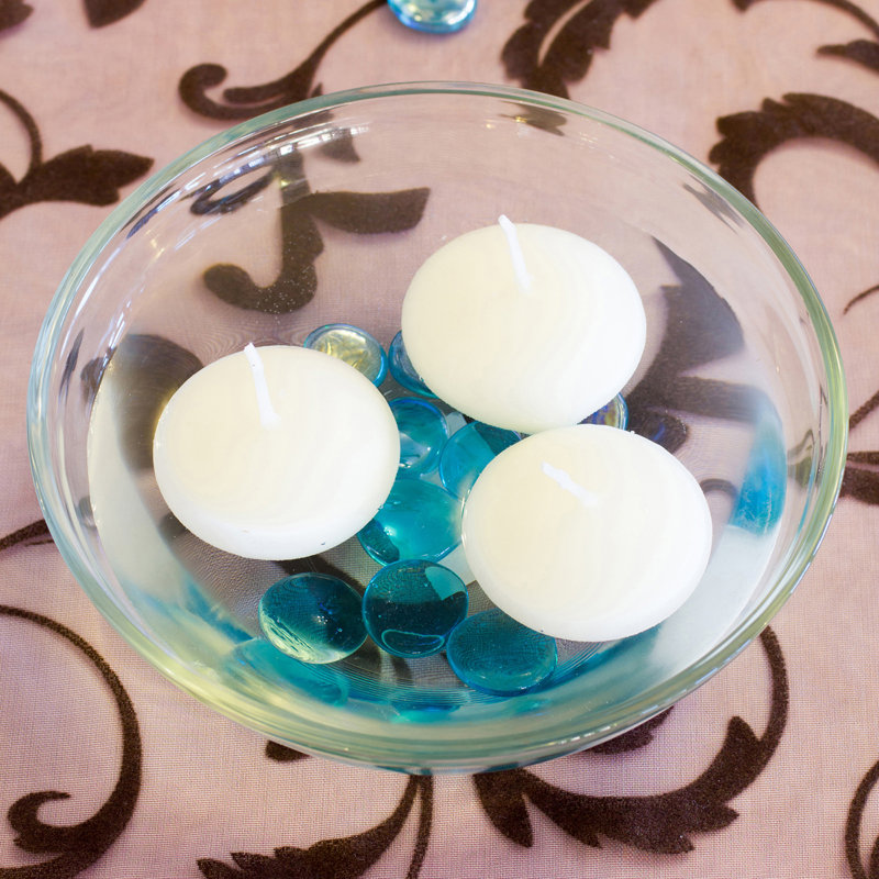 Bougies flottantes en cire - 12 unités, Grand