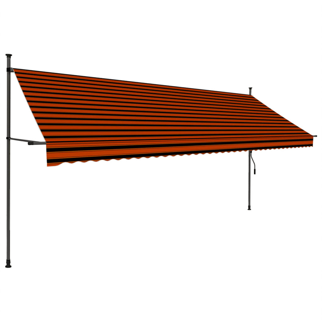 400 cm B x 120 cm T Ausfahrbare Fenstermarkise Asilee