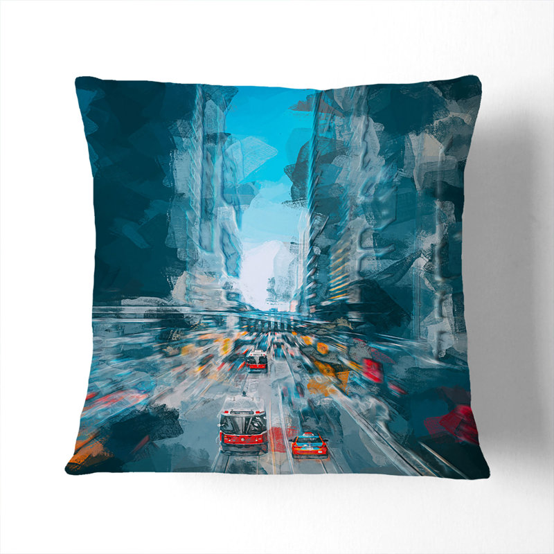 Square Throw Cushion, 40cm H x 40cm W x 15cm D