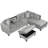 L-Shaped Sectional Sofa-2128197751