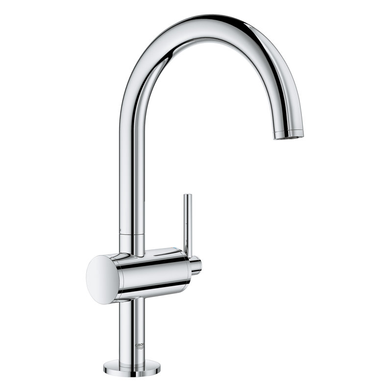 Robinet pour salle de bain à un trou Atrio®, Chrome étoilé